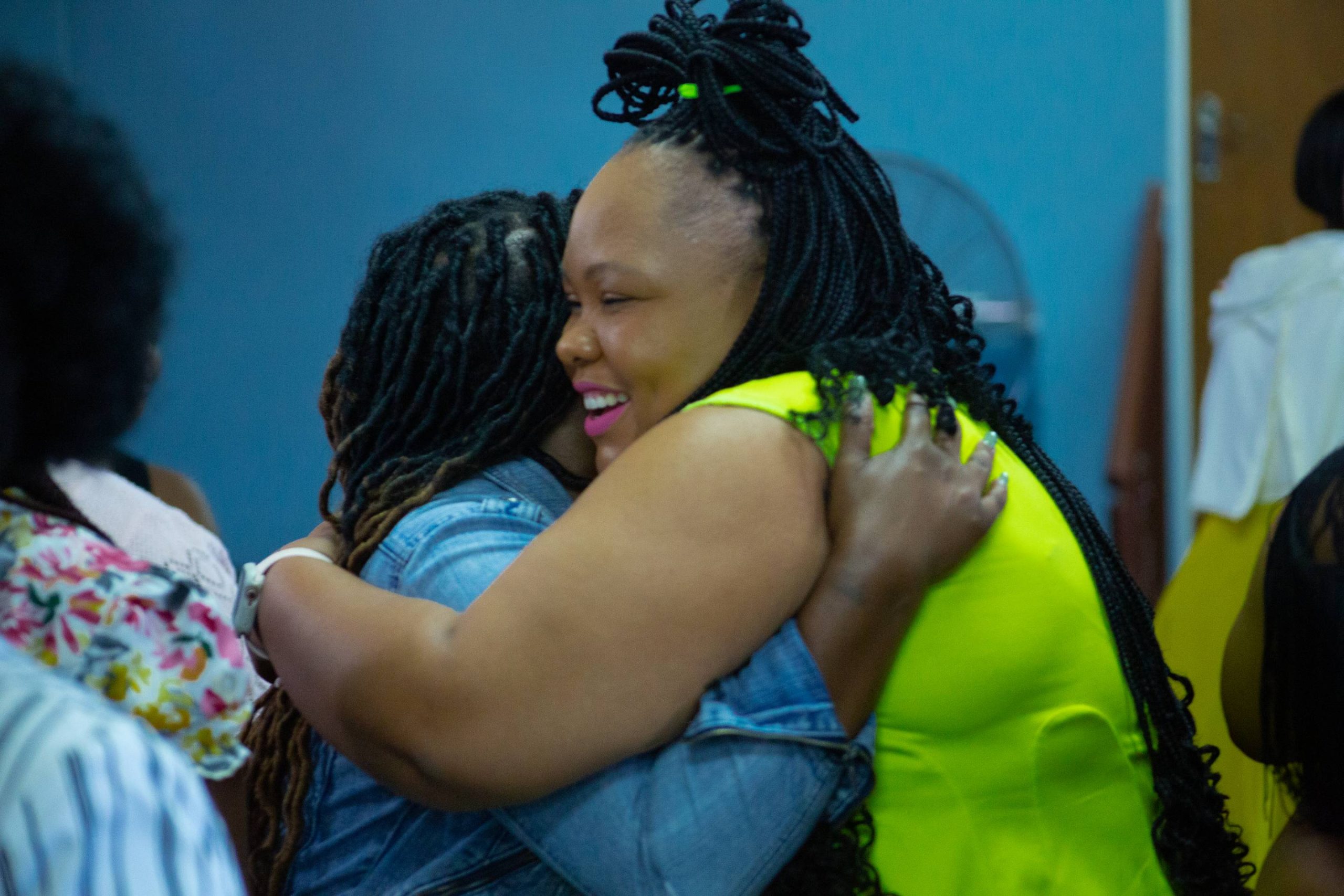 Family Gathering for a Group Hug